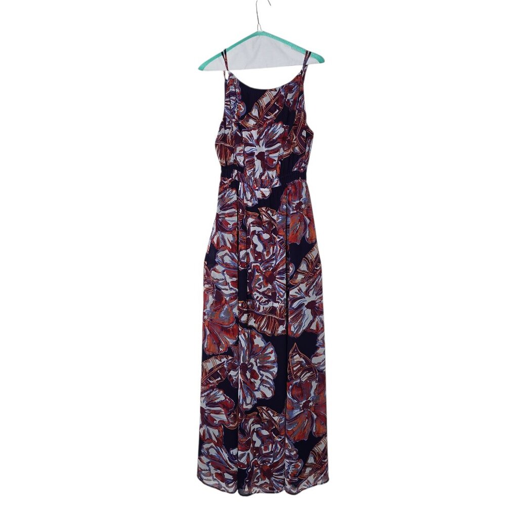 Tommy Bahama Women's Brushstroke Blooms Floral Maxi Dress Size XXS